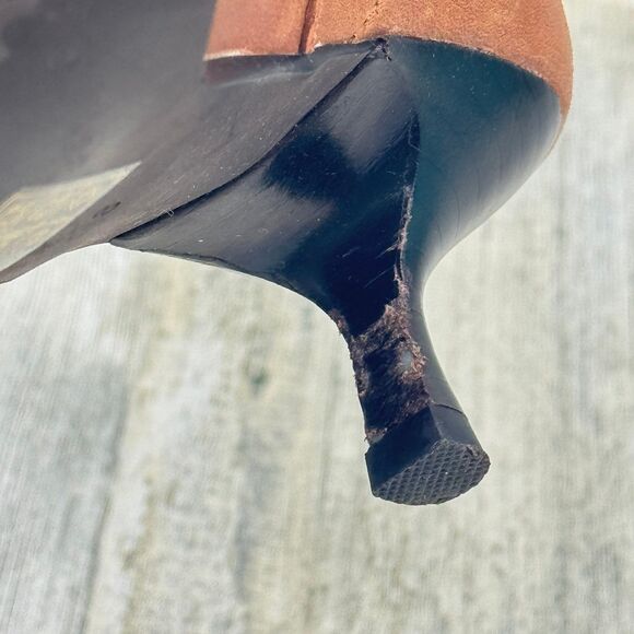 Jeffrey Campbell Zhenya Pointed Toe Western Boot Tan size 6. - Picture 7 of 12